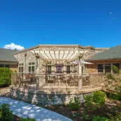 Patio area at Artman in Ambler, PA